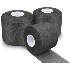 Sheild Athletic Foam Tape 3 Pack Black Sports Underwrap 2.75" X 30Yds, 90 Total